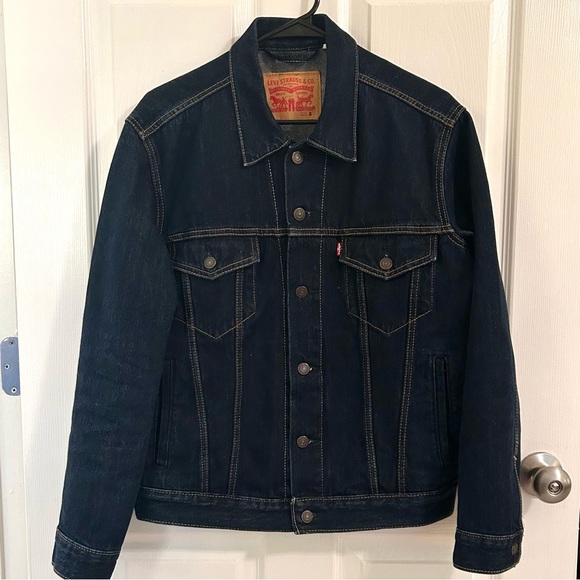 Levi's Other - Levi’s denim trucker jean jacket, men’s Small, dark wash